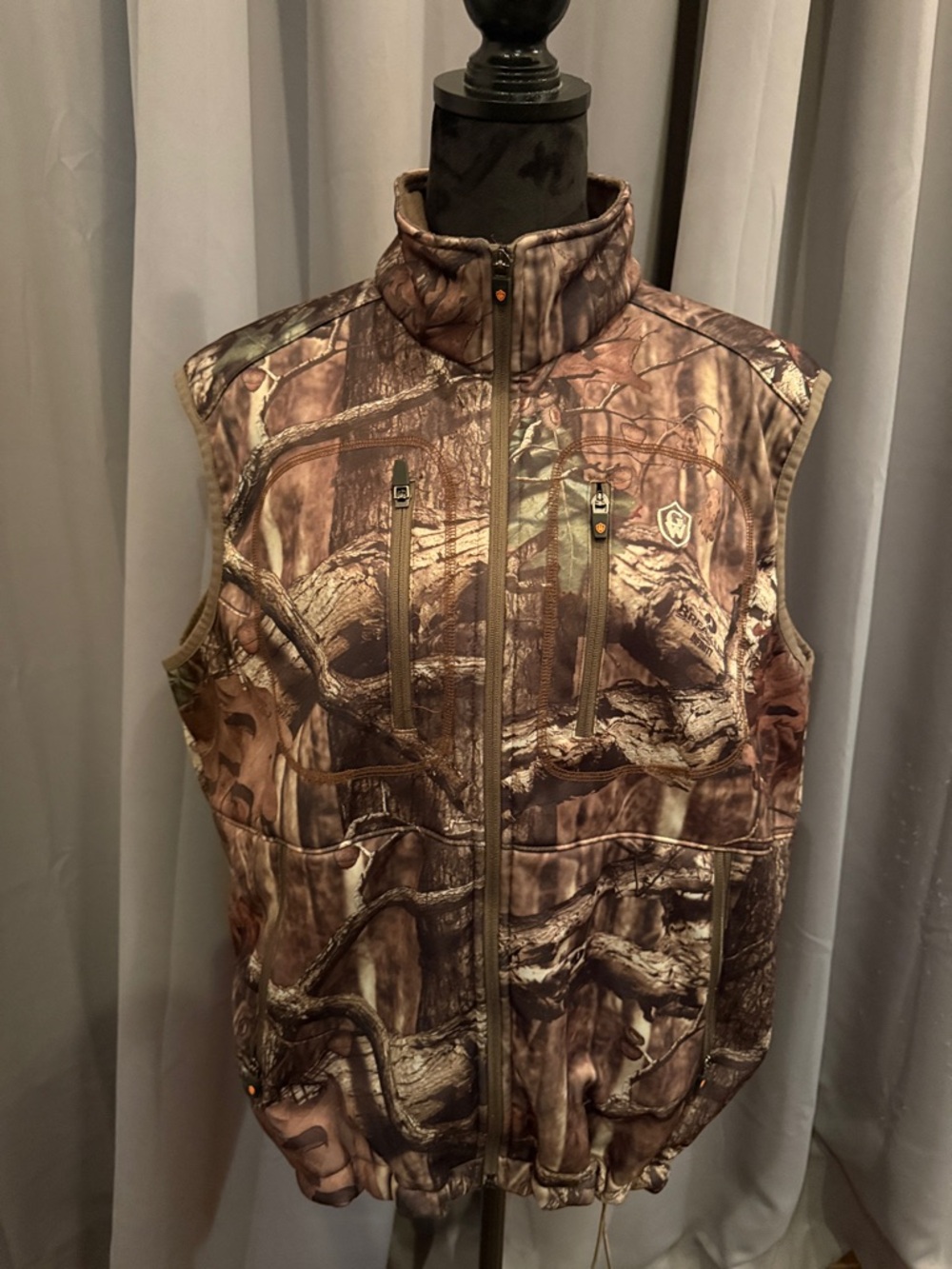 Men's Camouflage Field Vest - Brown Camo